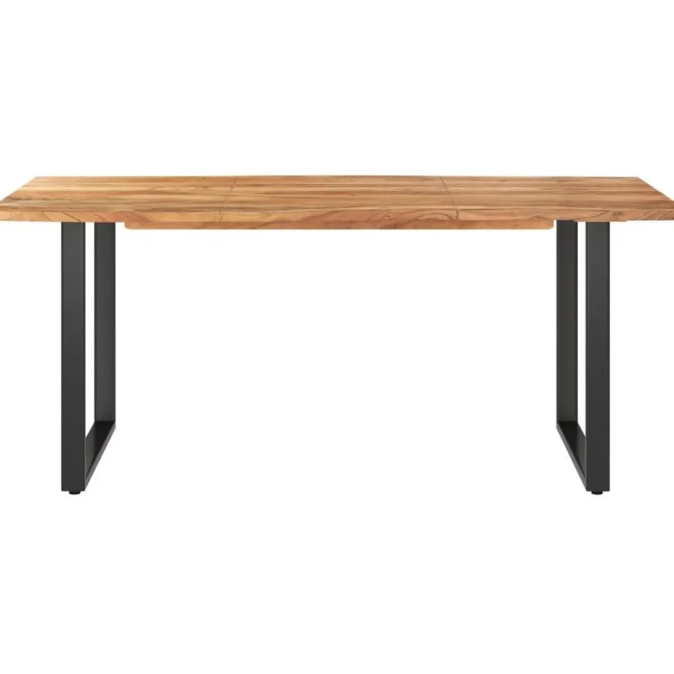 Ruokapöytä 180x90x76cm täysi akaasiapuu