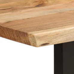 Ruokapöytä 180x90x76cm täysi akaasiapuu