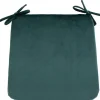 Samettinen istuintyyny Home4You 39x39 cm, vihreä