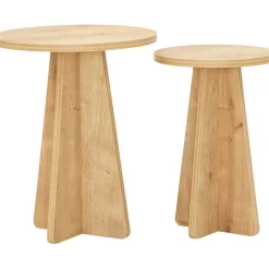 Sarjapöytä Linento Furniture Mushroom safiiri/tammi