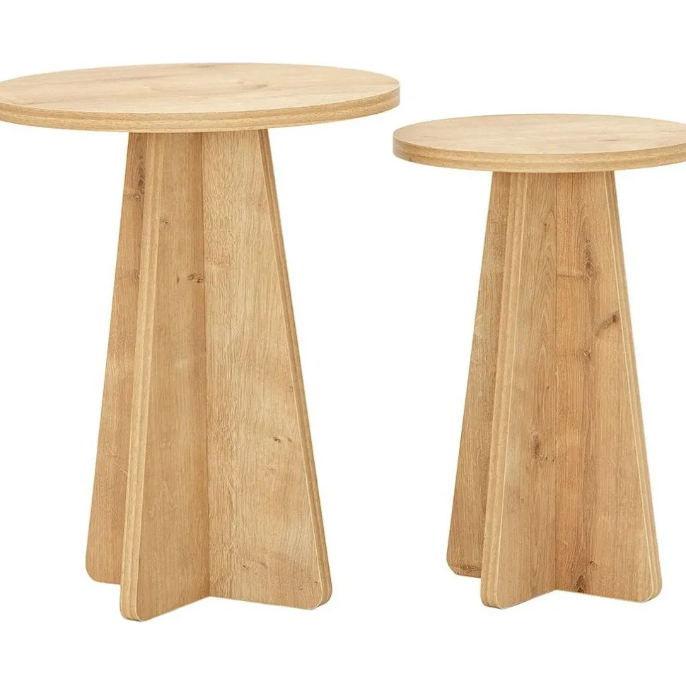 Sarjapöytä Linento Furniture Mushroom safiiri/tammi