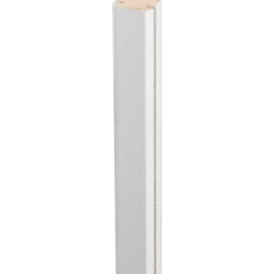 Saumalista Lundbergs Solliden 19x25x824mm MDF valkoinen 2kpl/pkt