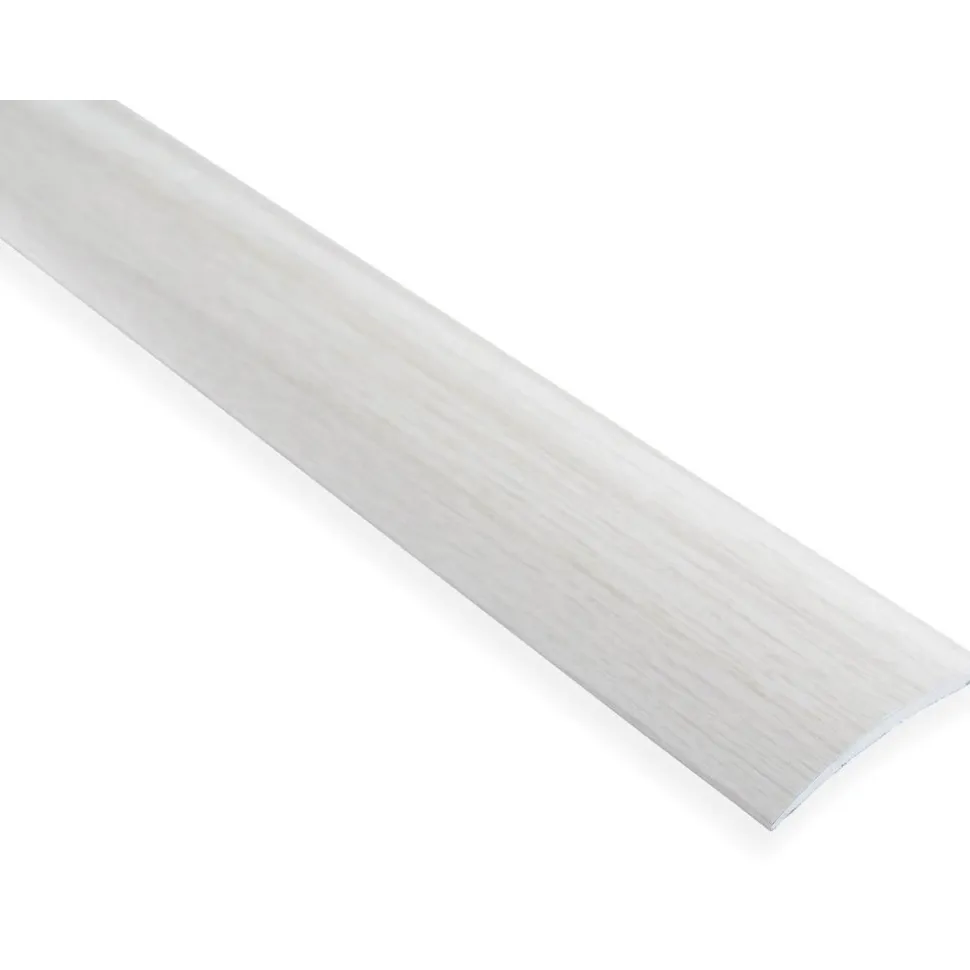 Saumalista Maler sileä 5x40x1000mm alumiini tarra alumiini valkotammi
