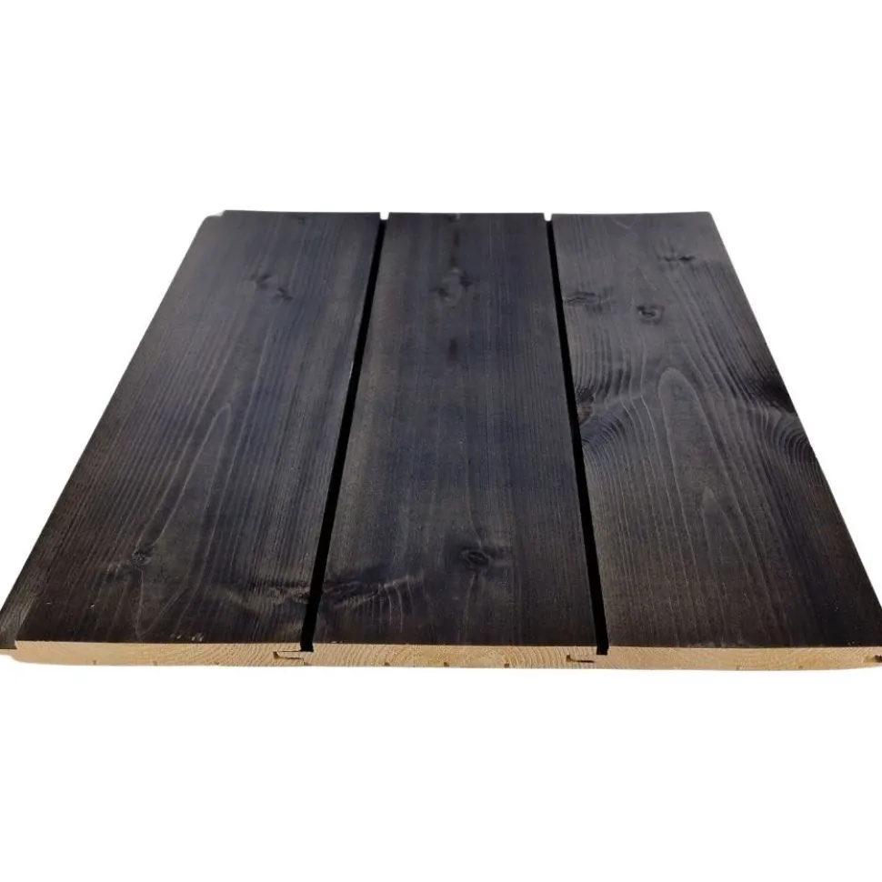 Saunapaneeli Cent STS4 14x120mm, kuusi, hiili, saunasuoja, eri pituuksia