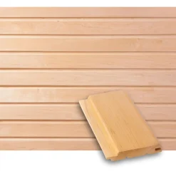 Saunapaneeli Tuuli Sauna STP 15x90mm, tervaleppä, puuvalmis