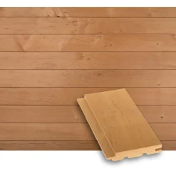 Saunapaneeli Tuuli Sauna STS4 15x90mm, lämpökäsitelty tervaleppä