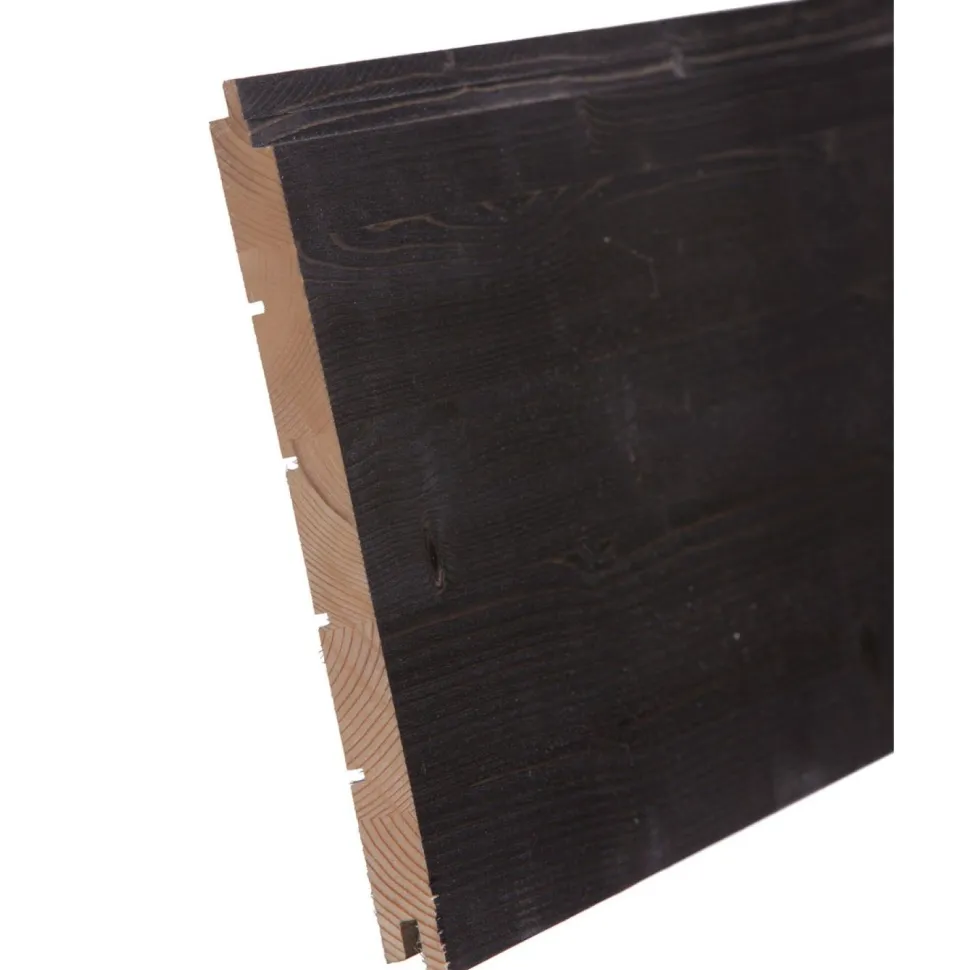 Saunapaneeli Aure Riihi STS/V 15x215x2500mm harjattu savusauna