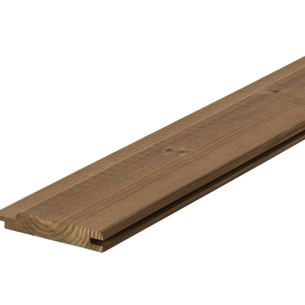 Saunapaneeli Lunawood STP 15x92x3000mm mänty Thermo-D lämpökäsitelty