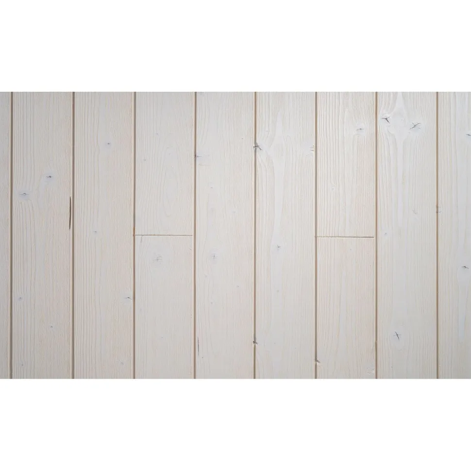 Saunapaneeli Maler Rustik SPA STS-3, 18x145x2380mm, kuusi, ympäripontattu, PN, harjattu huurre