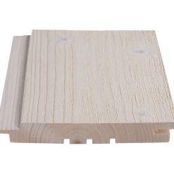 Saunapaneeli Maler Rustik SPA STS-3, 18x145x2380mm, kuusi, ympäripontattu, PN, harjattu huurre