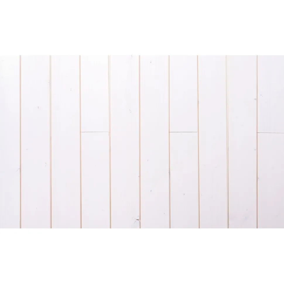 Saunapaneeli/sisustuspaneeli Maler SPA STS-5, 14x95x4200mm, mänty, kuultovalkoinen