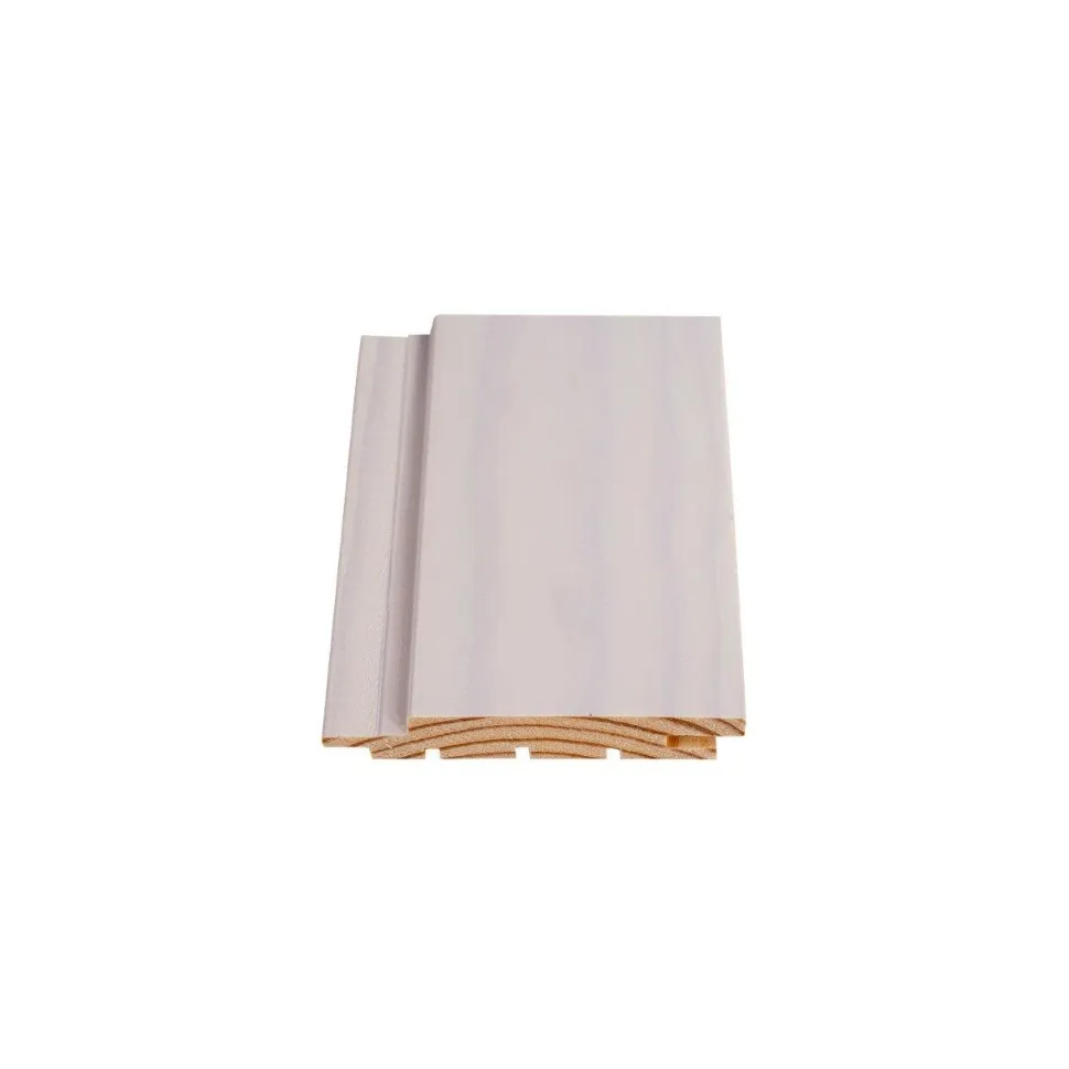 Saunapaneeli/sisustuspaneeli Maler SPA STS-5, 14x95x4200mm, mänty, kuultovalkoinen