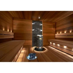 Saunapaneeli Sun Sauna STS 15x145x1800mm lämpökäsitelty magnolia