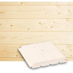 Saunapaneeli Tuuli Sauna STV höylähirsi, 21x145x4200mm, OK kuusi, puuvalmis