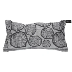 Saunatyyny Jokipiin Pellava Mänty 22x40 valkoinen/musta