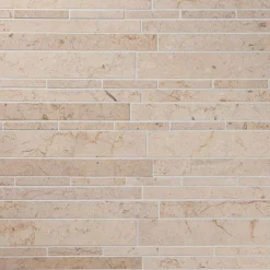 Sauvamosaiikki Qualitystone Crema Light, kiiltävä, verkolla, vapaa mitta