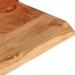 Seinähyllyt 2 kpl 40x24x35 cm akasiapuu ja teräs