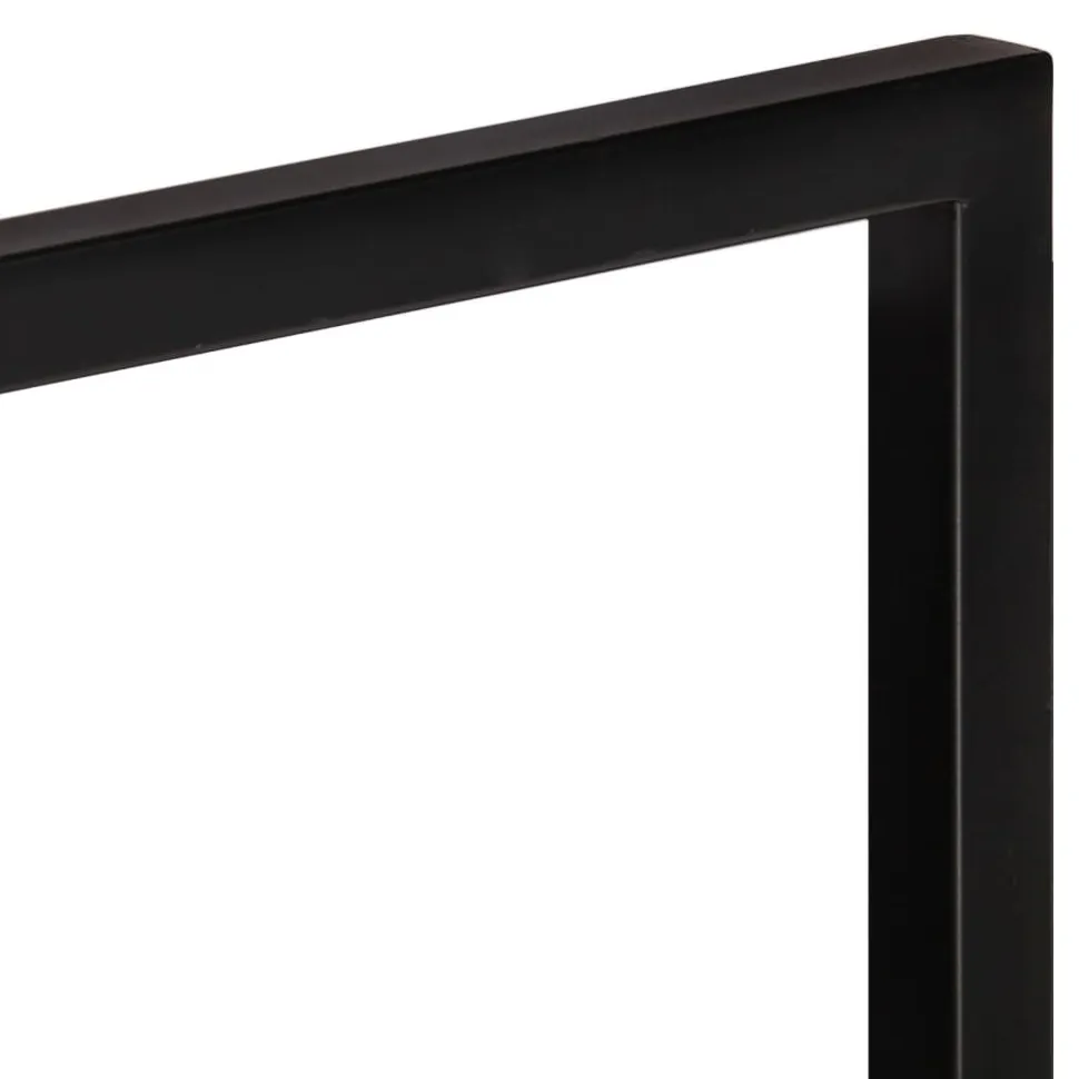 Seinähyllyt 2 kpl 40x24x35 cm akasiapuu ja teräs