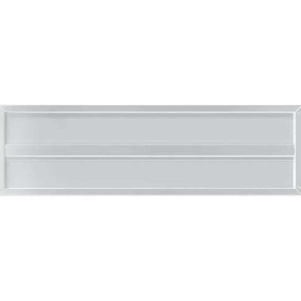 Seinähyllyt 2 kpl 100x30x3 cm hopea ruostumaton teräs (30279)