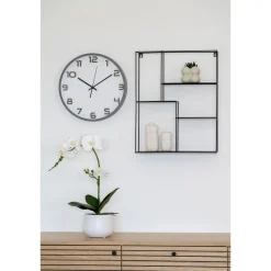 Seinäkello House Nordic Greenwich, ø35cm, hiljainen käynti, harmaa