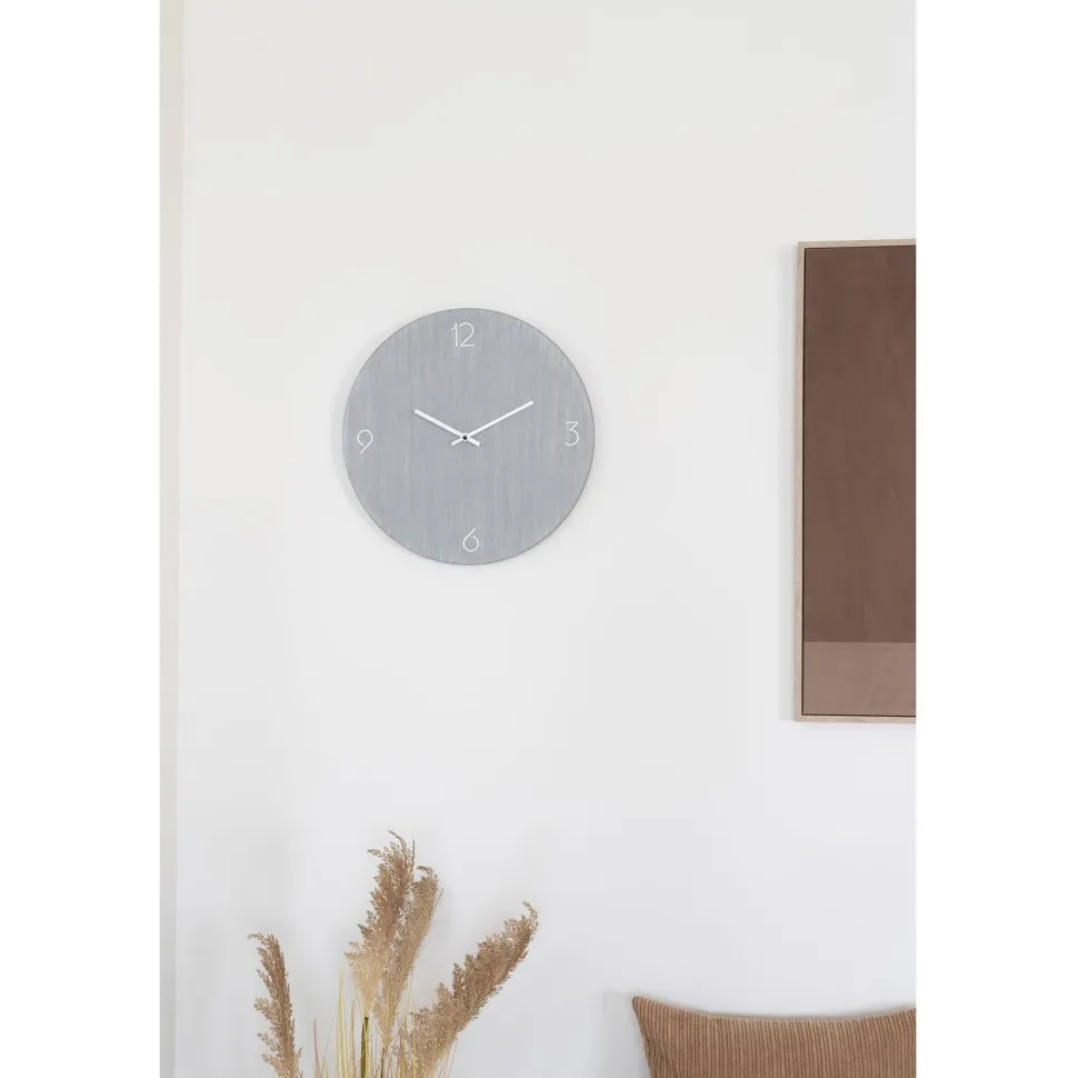 Seinäkello House Nordic Ravenna, ø40cm, hiljainen käynti, vaaleanharmaa