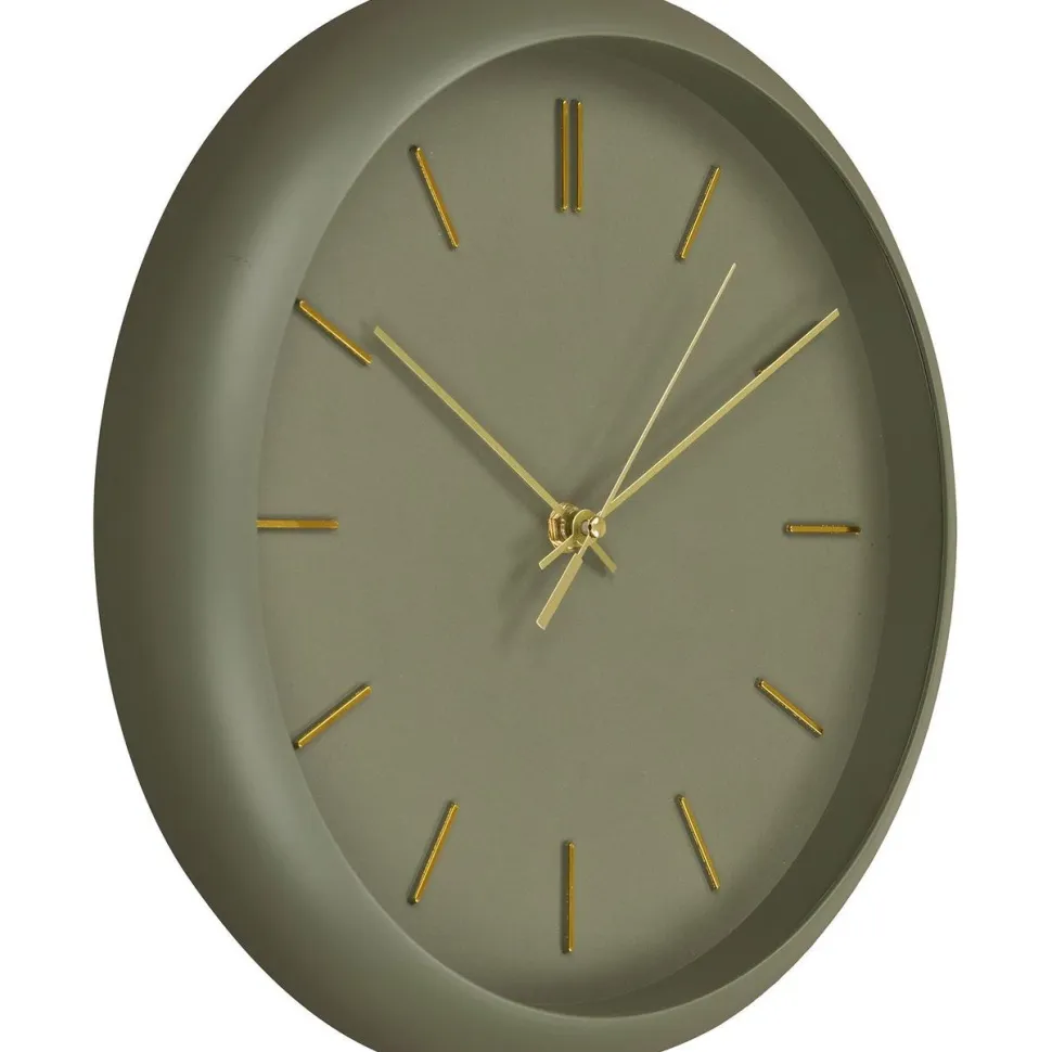 Seinäkello House Nordic Rossano, ø30cm, hiljainen käynti, vihreä