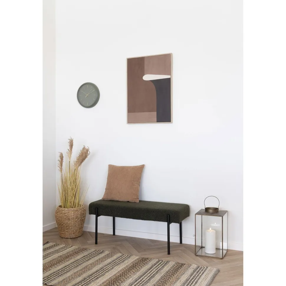 Seinäkello House Nordic Rossano, ø30cm, hiljainen käynti, vihreä