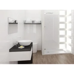 Seinälaatta Kymppi-Lattiat Pure White Glossy kiiltävä 297x600 mm