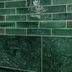 Seinälaatta Marazzi Lume 6x24cm, kiiltävä, sininen