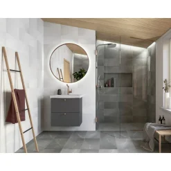 Seinälaatta Pukkila Landstone Grey, 19.7x39.7cm, matta, lasitettu