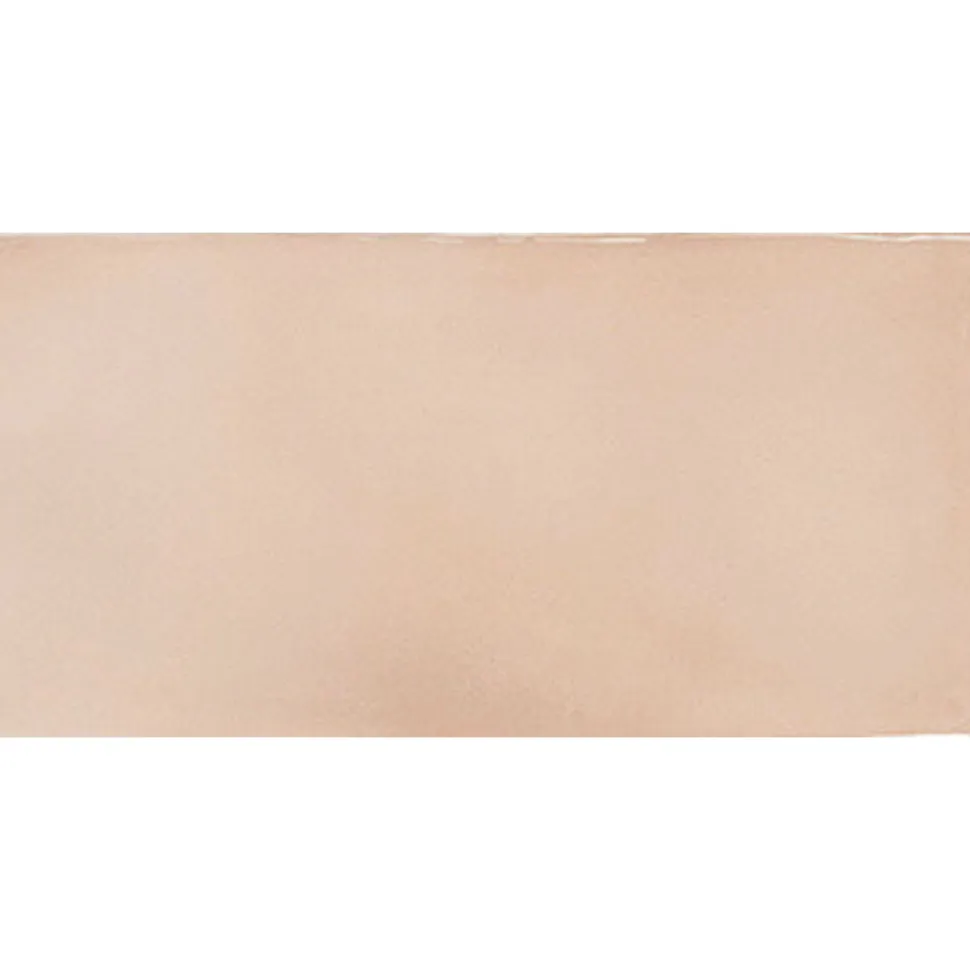 Seinälaatta Pukkila Manacor Blush Pink kiiltävä strukturoitu 7,5x15 cm