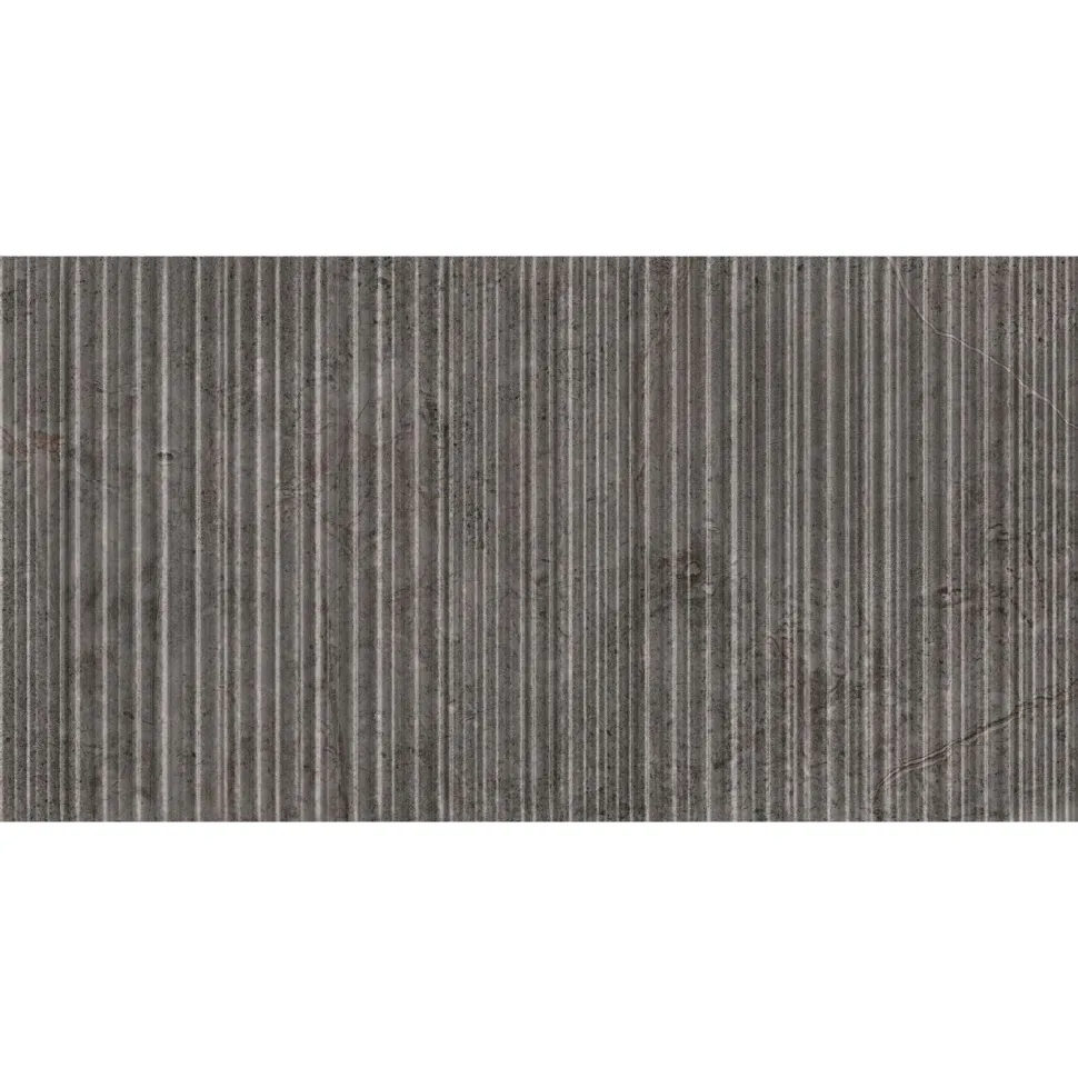 Seinälaatta Pukkila Stone Age Anthracite Sawn, 29.5x59.2cm, matta
