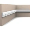 Seinälista Orac Decor PX116 10x31x2000 mm polystyreeni valkoinen