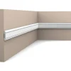 Seinälista Orac Decor PX144 8x47x2000 mm polystyreeni valkoinen