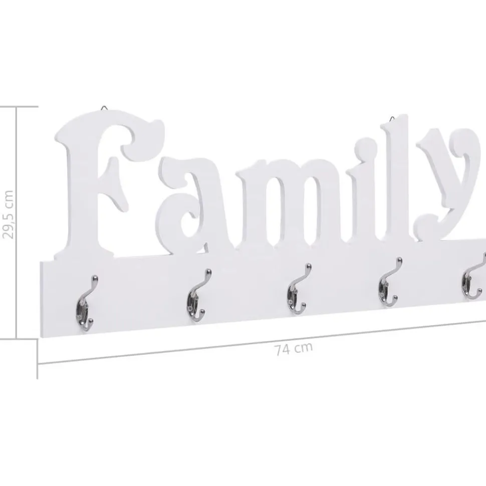 Seinänaulakko FAMILY, 74x29.5cm