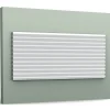 Seinäpaneeli Orac Decor W108 18x250x2000 mm polyuretaani valkoinen
