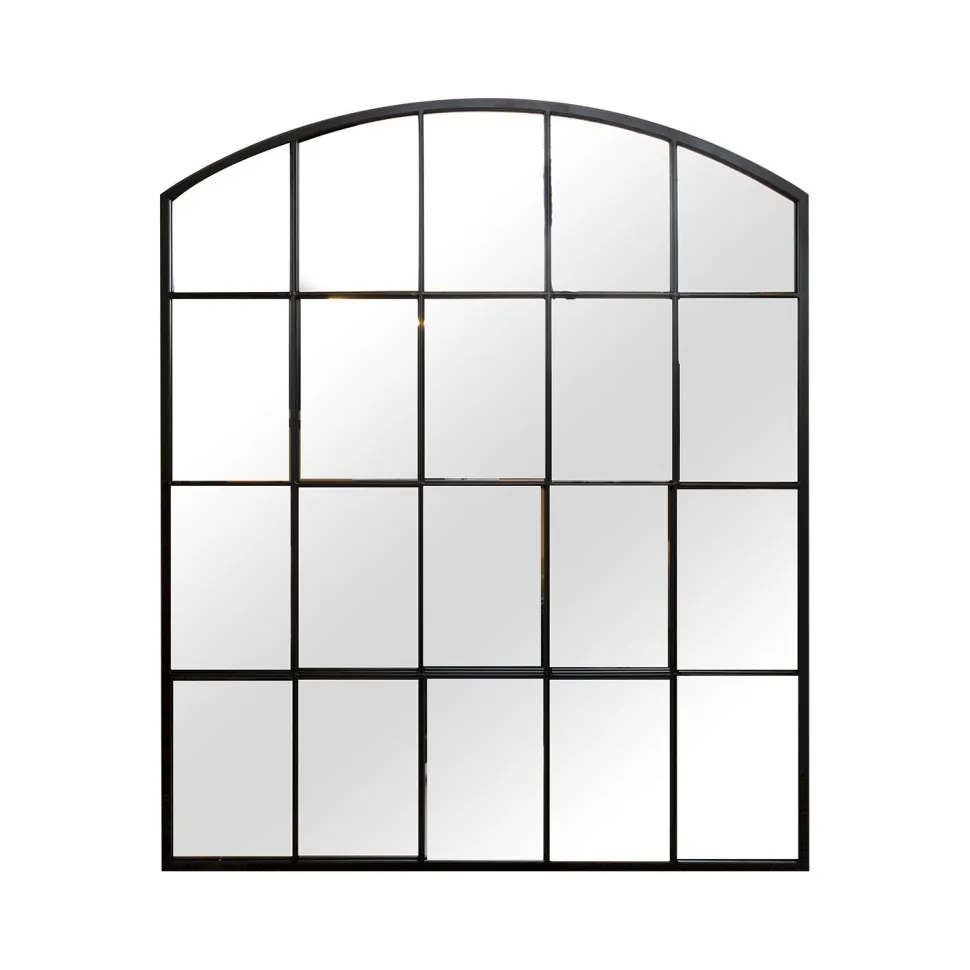 Seinäpeili Home4You Simone, 76x91cm, musta