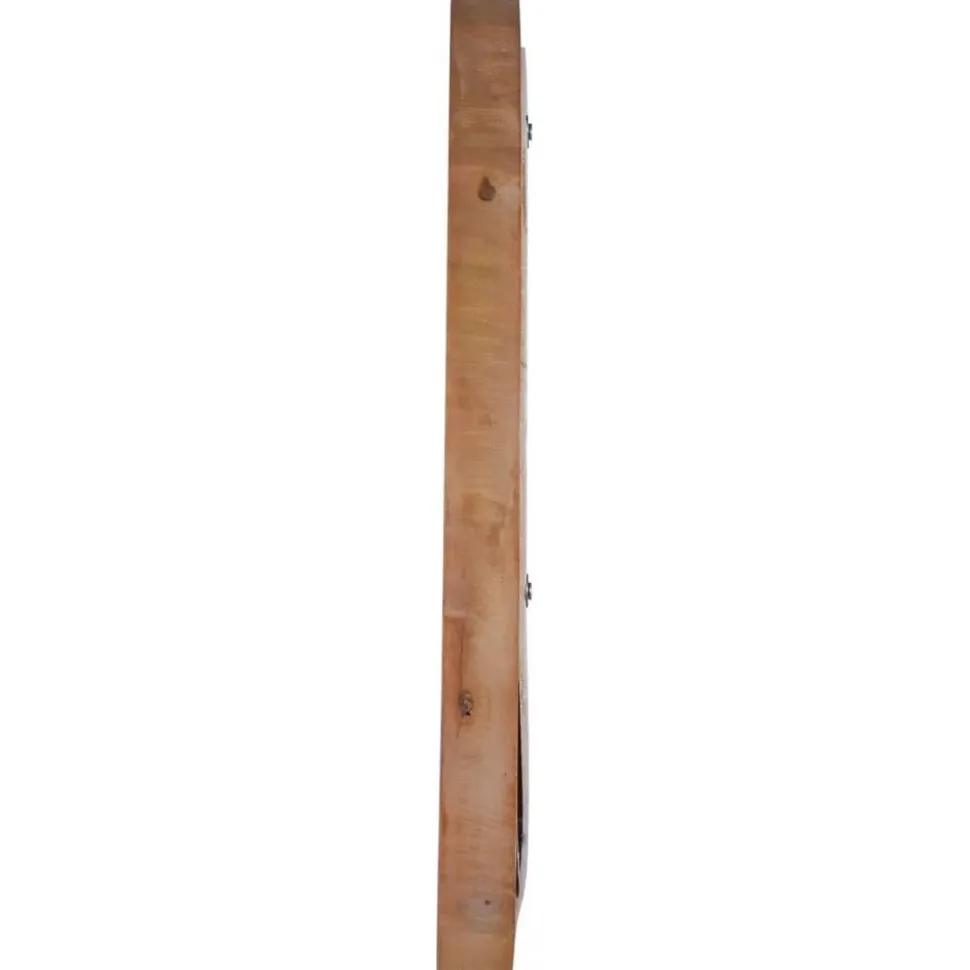 Seinäpeili 40 cm tiikki pyöreä