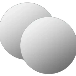 Seinäpeilit 2 kpl 50 cm pyöreä lasi