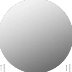 Seinäpeilit 2 kpl 50 cm pyöreä lasi