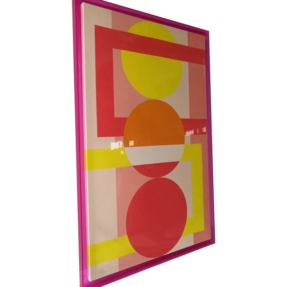 Seinätaulu Home4You WALLY 80x120 cm, abstrakti auringonlasku, akryyli, monivärinen