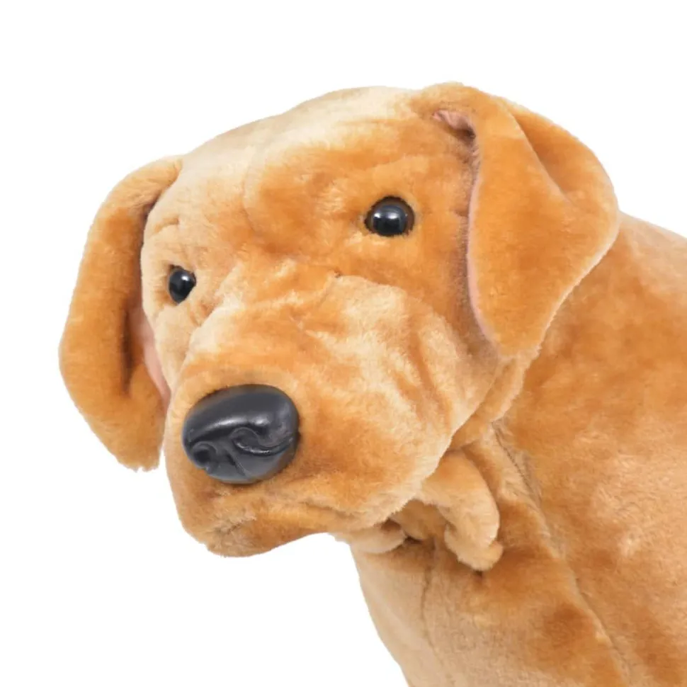 Seisova pehmolelu Labradorinnoutaja XXL vaaleanruskea