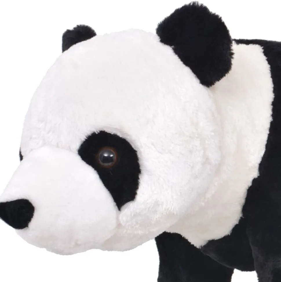 Seisova pehmolelu panda musta ja valkoinen XXL