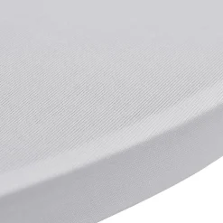 Seisovan pöydän päällyste 80 cm valkoinen stretch 2 kpl