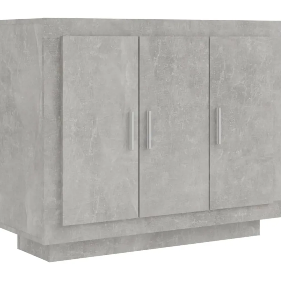 Senkki betoninharmaa 92x35x75 cm tekninen puu (11839)