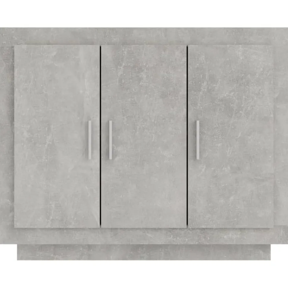 Senkki betoninharmaa 92x35x75 cm tekninen puu (11839)