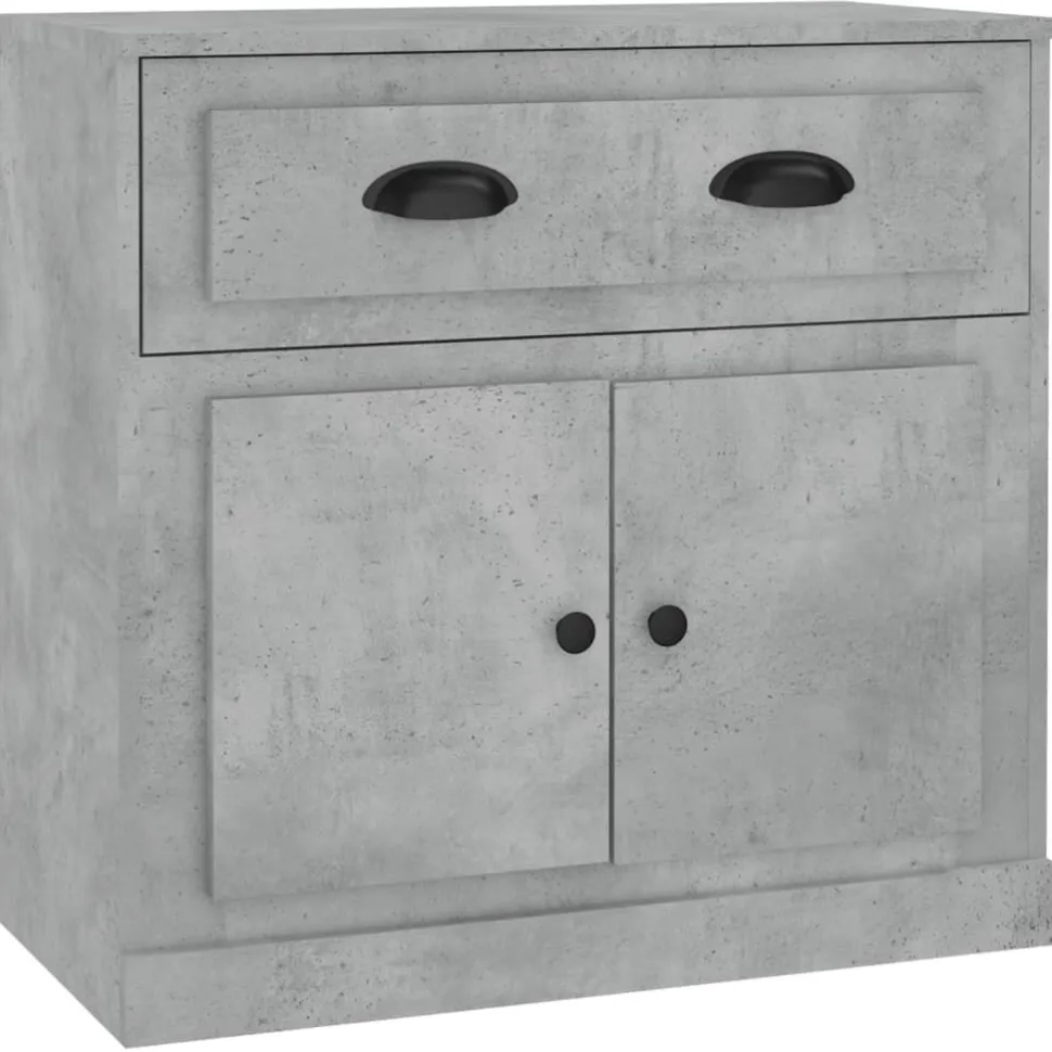 Senkki betoninharmaa 70x35,5x67,5 cm tekninen puu (16428)