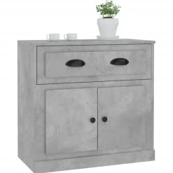 Senkki betoninharmaa 70x35,5x67,5 cm tekninen puu (16428)