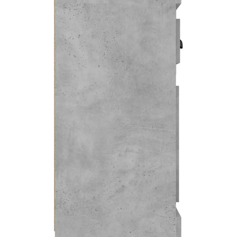 Senkki betoninharmaa 70x35,5x67,5 cm tekninen puu (16428)