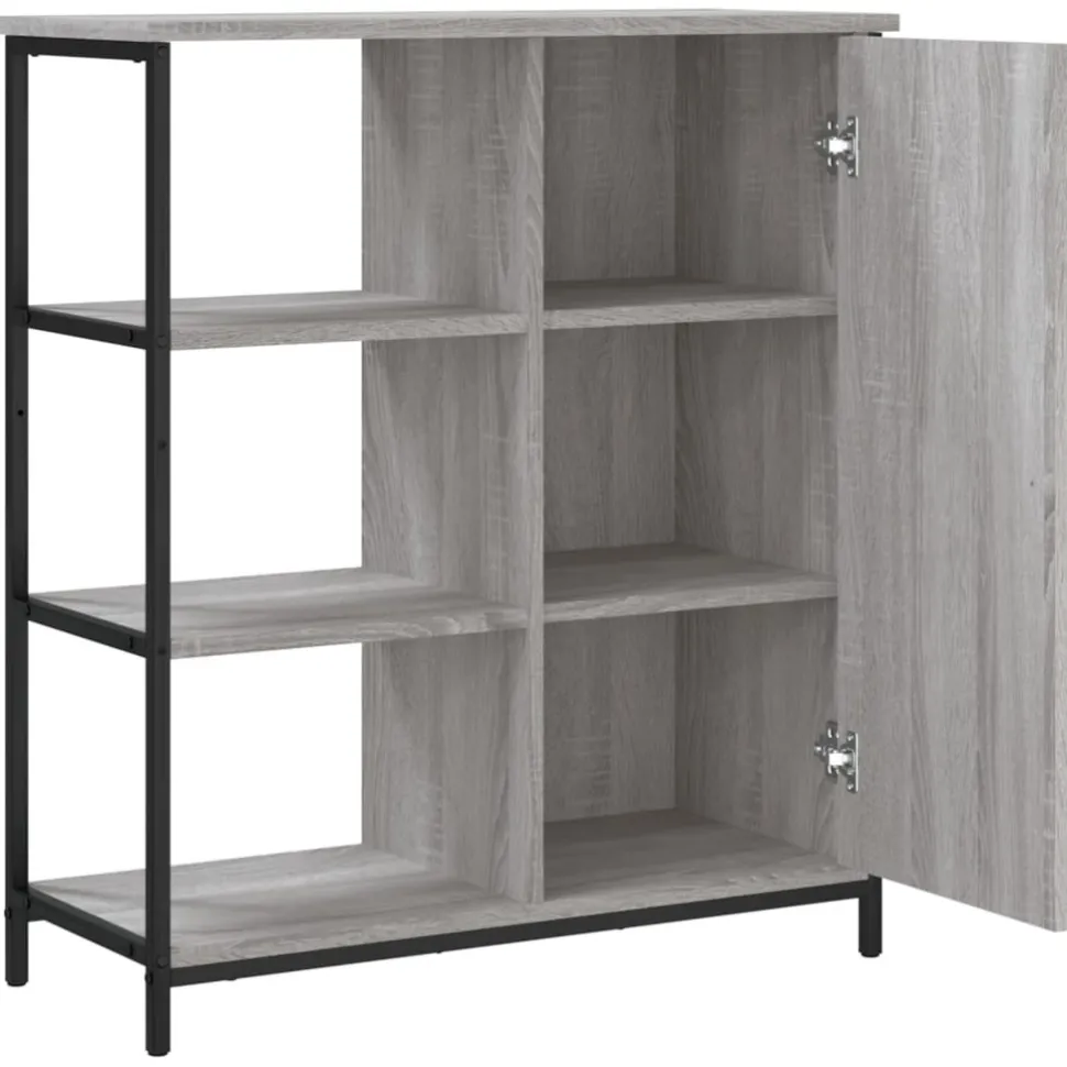 Senkki harmaa Sonoma 70x30x80 cm tekninen puu (35492)